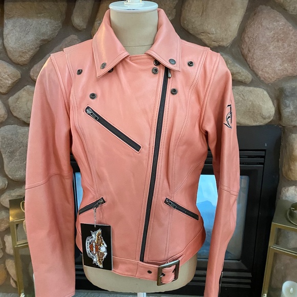 Women's Harley-Davidson Passion Diva Leather Jacket NWT - Picture 4 of 7